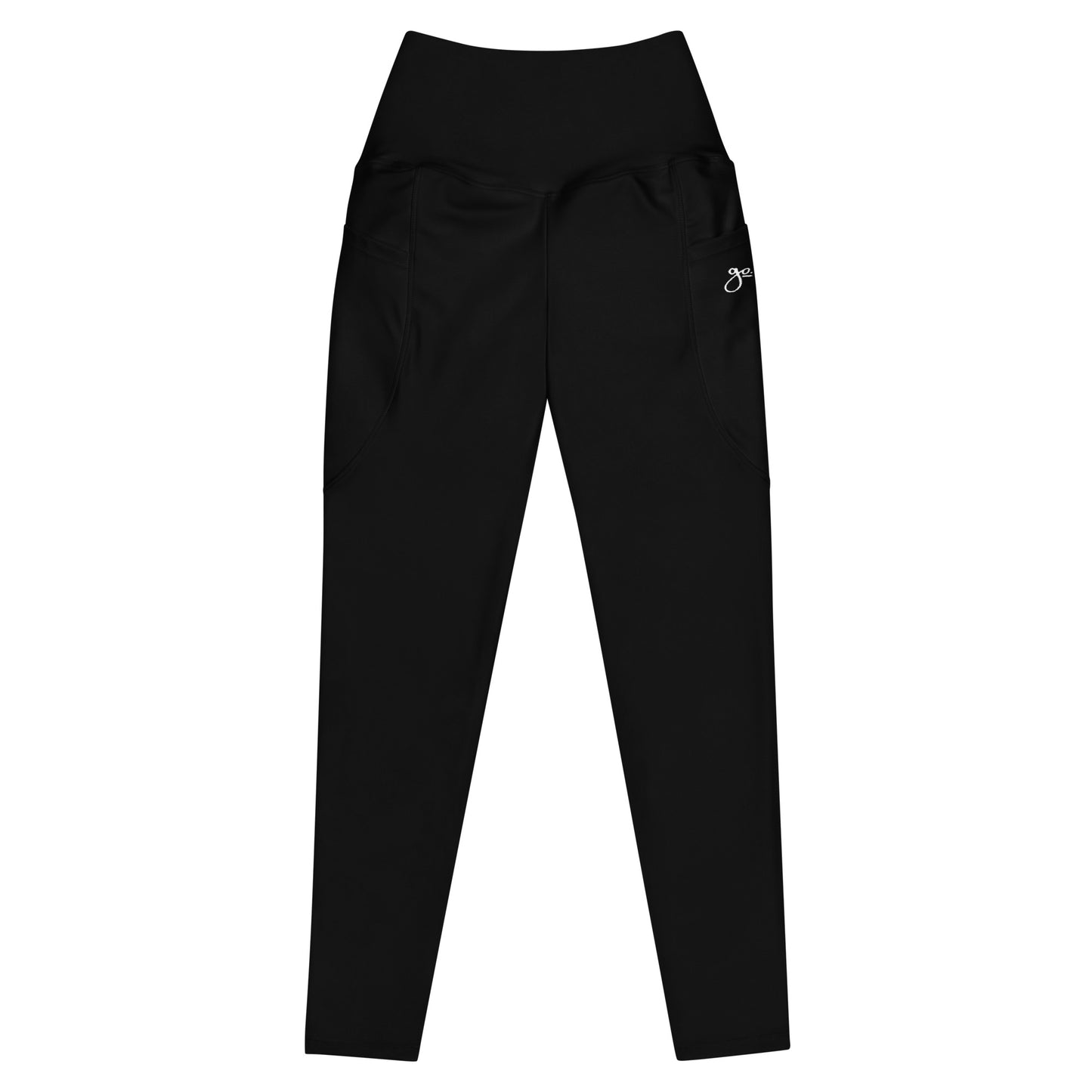 Go. Legging With Pockets - Black/White