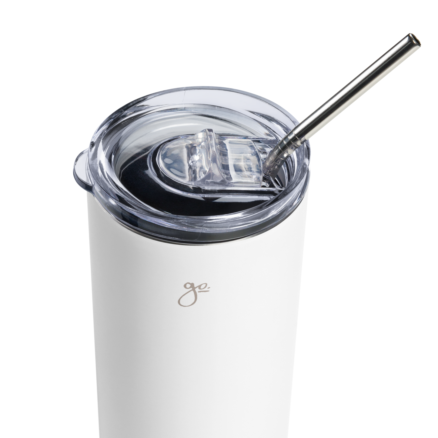 Stainless Steel Tumbler - White