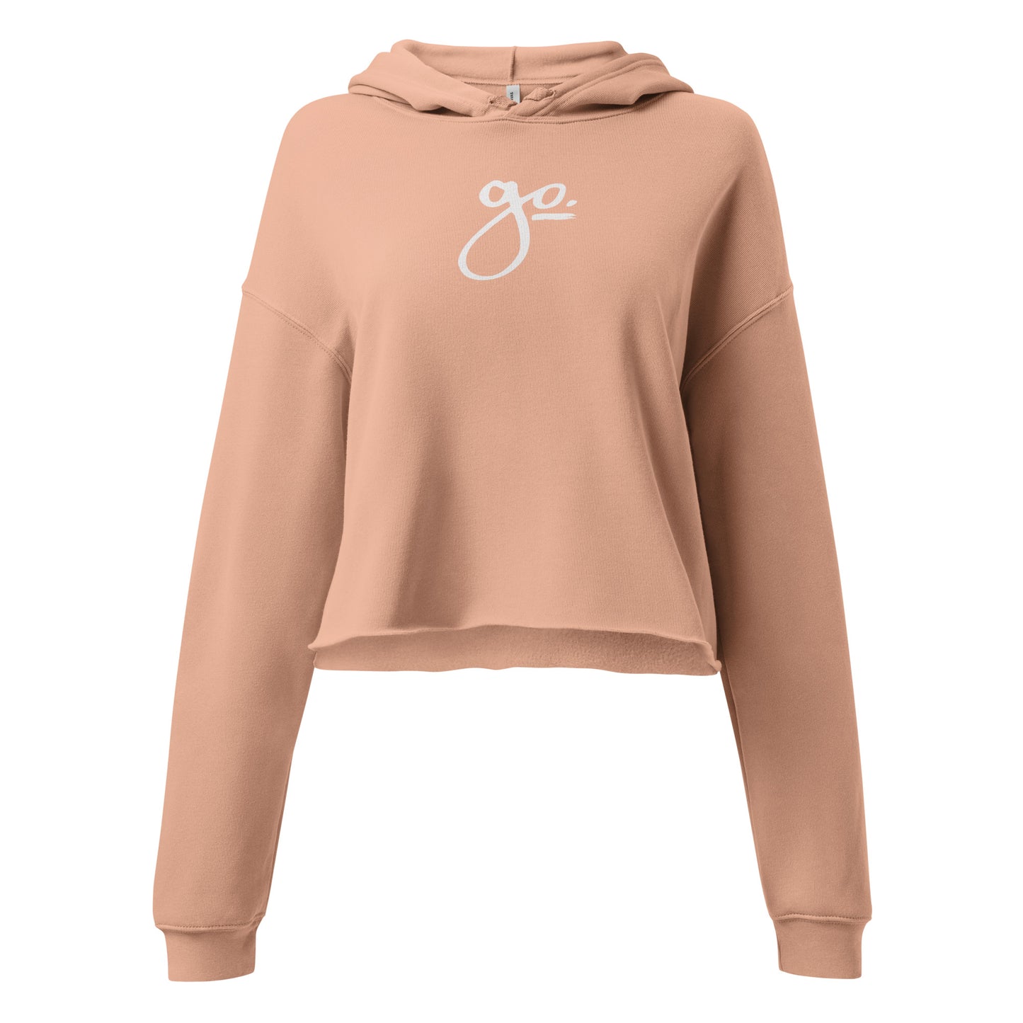 Go. Women's Crop Hoodie