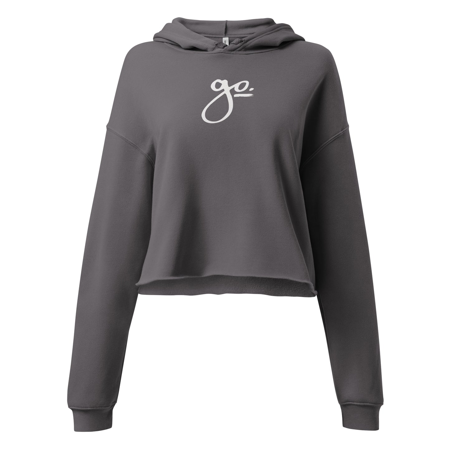 Go. Women's Crop Hoodie