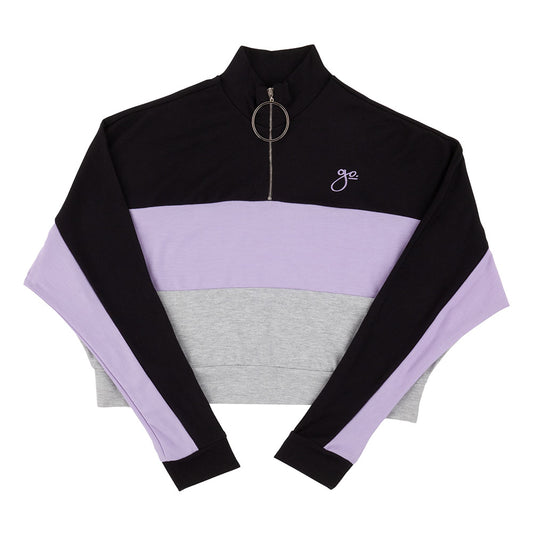Cropped Long Sleeve 1/4 Zip Pullover