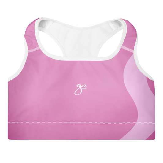 Go. Padded Sports Bra - Pink