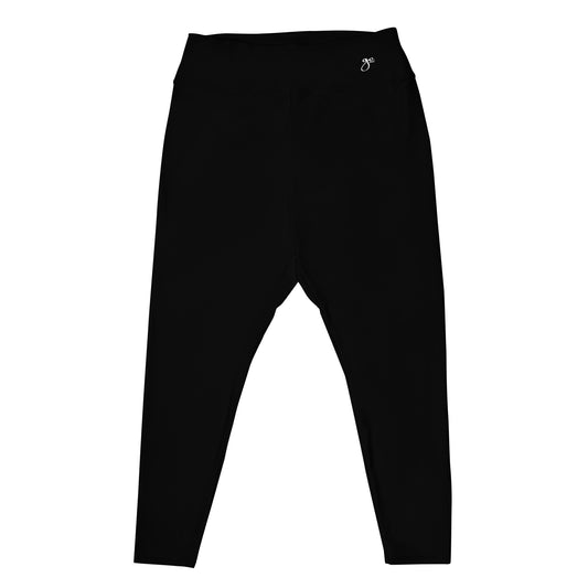 Go. Plus Size Leggings - Black