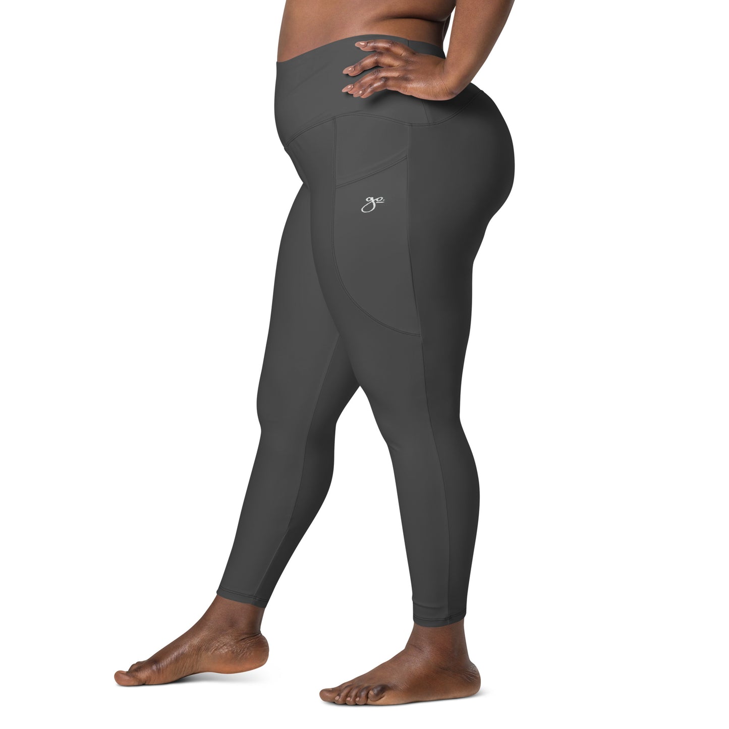 Go. Leggings With Pockets - Grey