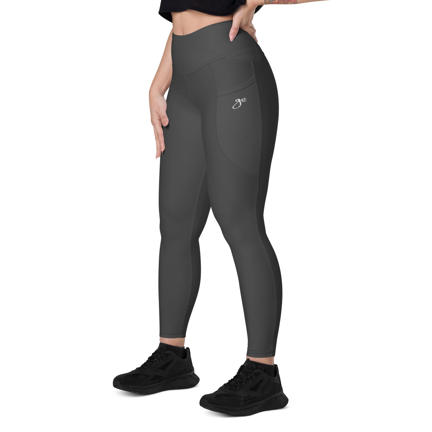 Go. Leggings With Pockets - Grey