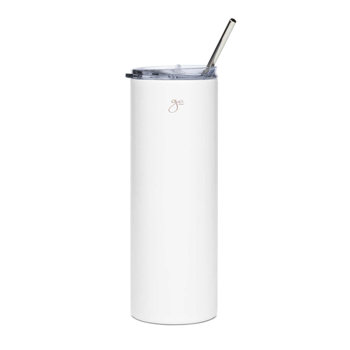 Stainless Steel Tumbler - White