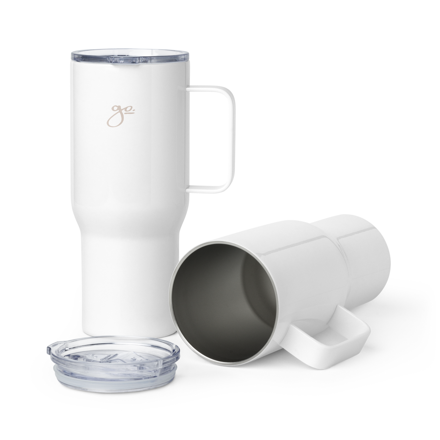 Go. Travel Mug With Handle