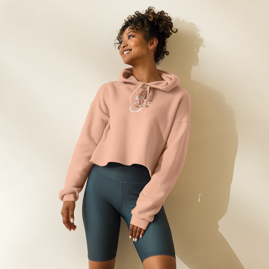 Go. Women's Crop Hoodie